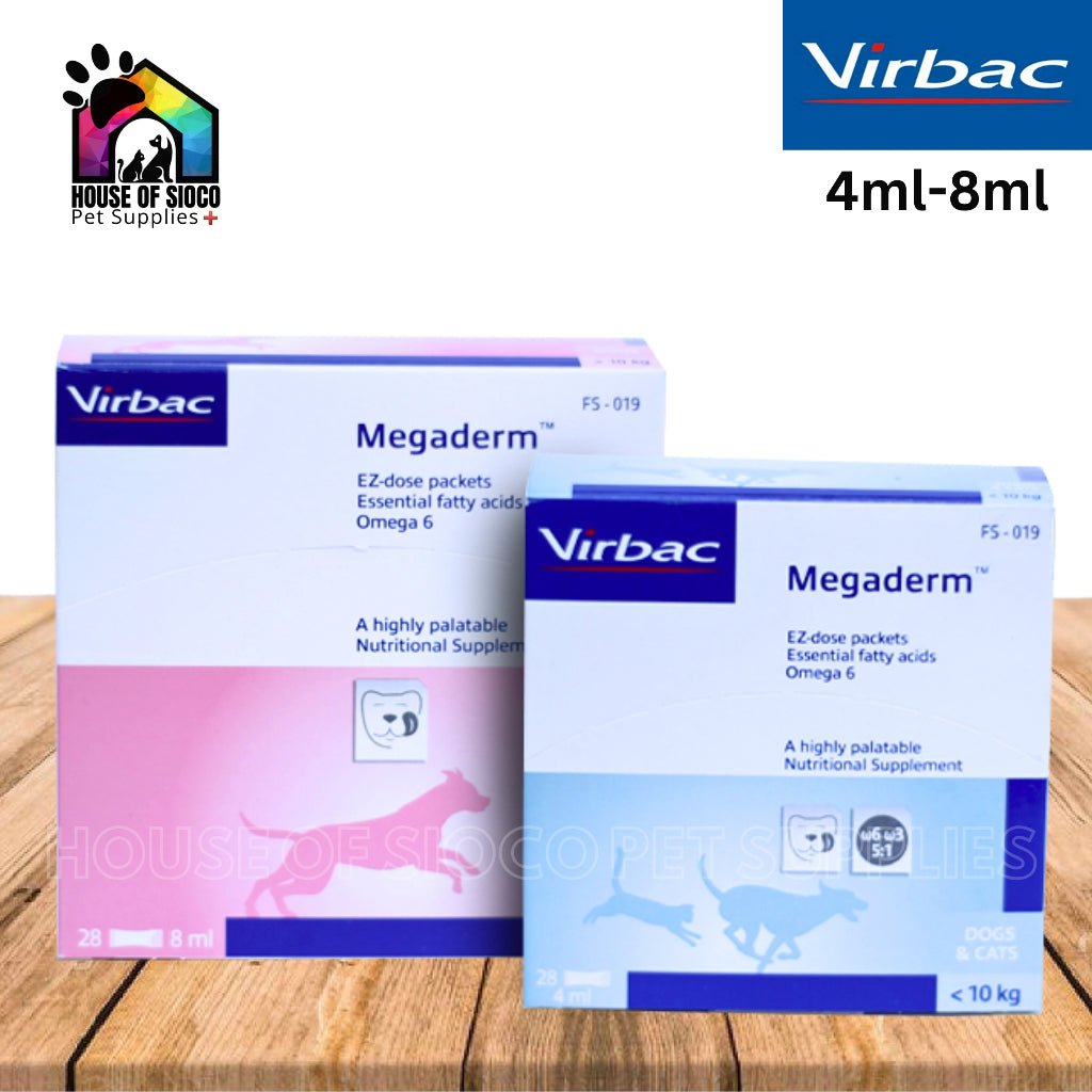 Virbac Megaderm 1 Box (28 Sachets) 4ml-8ml