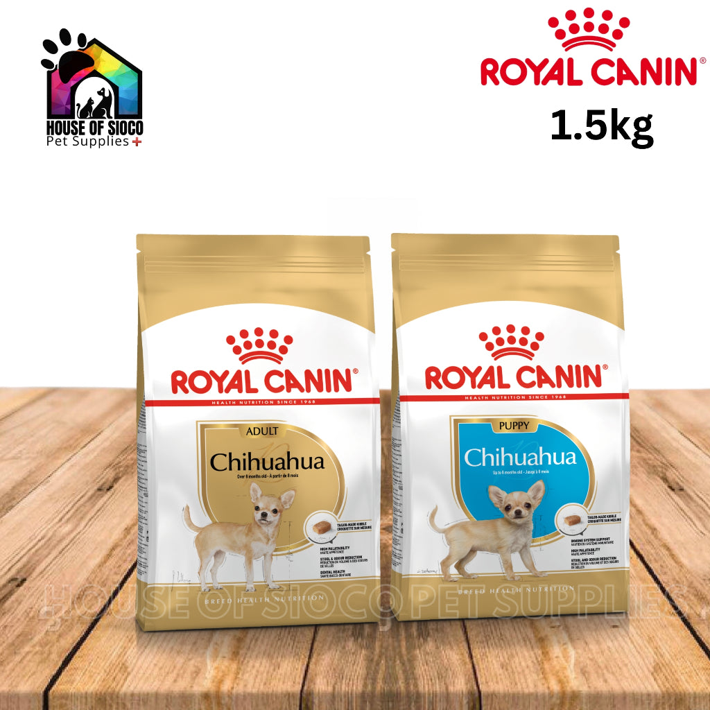 Royal Canin Chihuahua Adult & Puppy (1.5kg) Dry Dog Food - Breed Health Nutrition