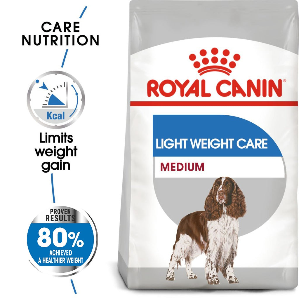 Royal Canin Medium Light Weight Care (3kg) Adult Dry Dog Food - Canine Care Nutrition