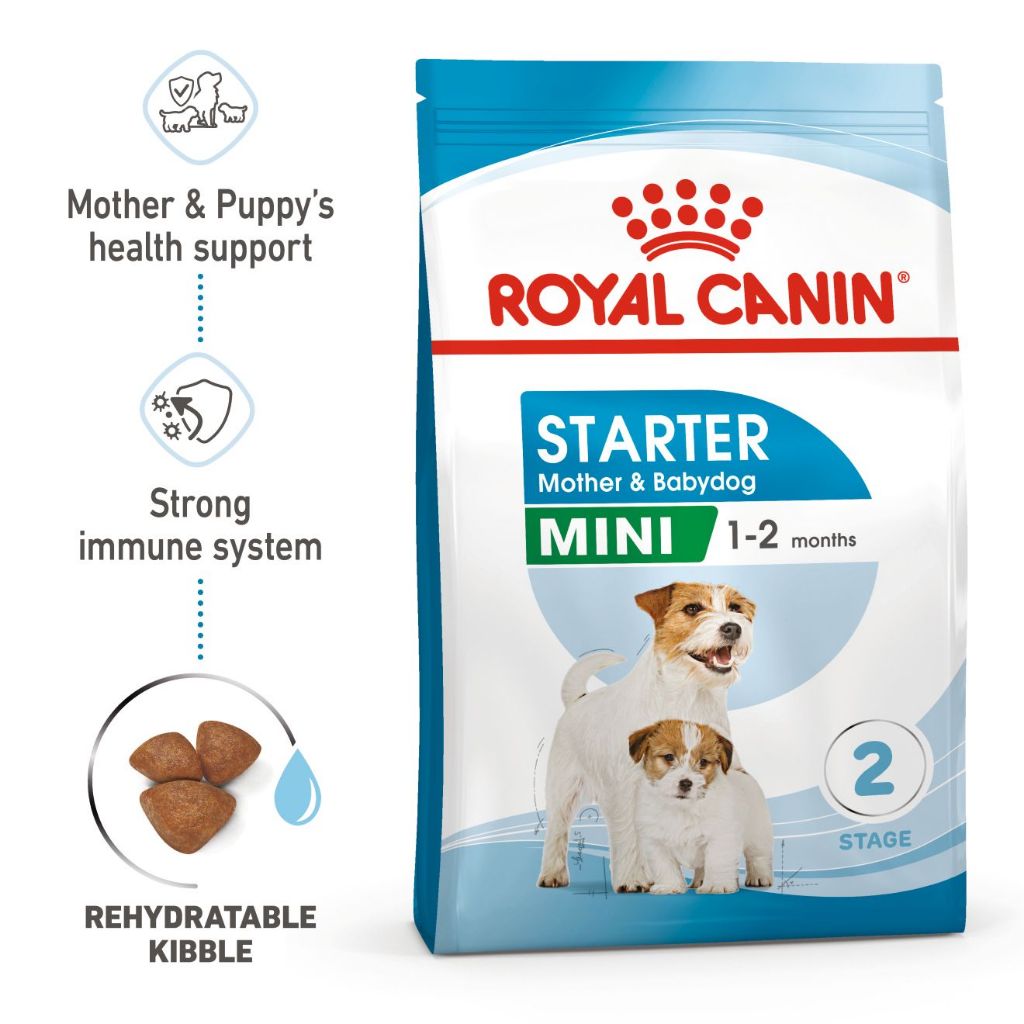 Royal Canin Mini Starter Mother & Babydog (4kg) Dry Dog Food - Size Health Nutrition