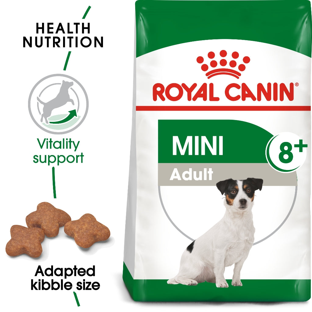 Royal Canin Mini 8+ Adult (2kg) Dry Dog Food - Size Health Nutrition