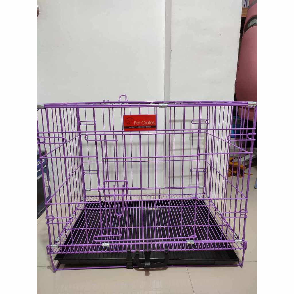 Foldable Pet Cage With Poop Tray Size 2