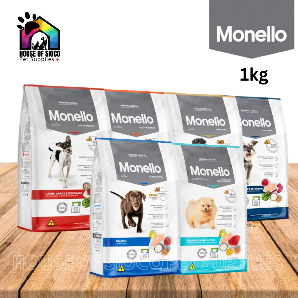 Monello Dry Dog Food 1kg (Orig Pack)