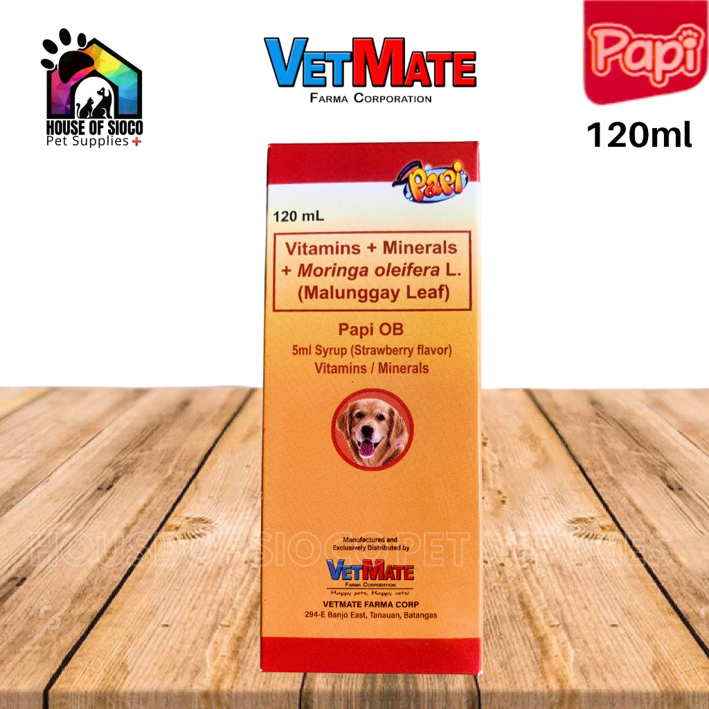 Papi OB Syrup For Pregnant and Lactating Pets 120ml