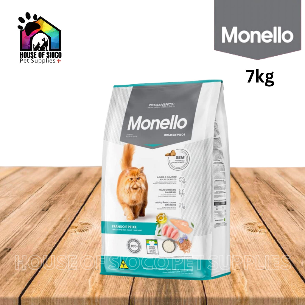 Monello Adult Cat, Hairball Dry Food 7kg