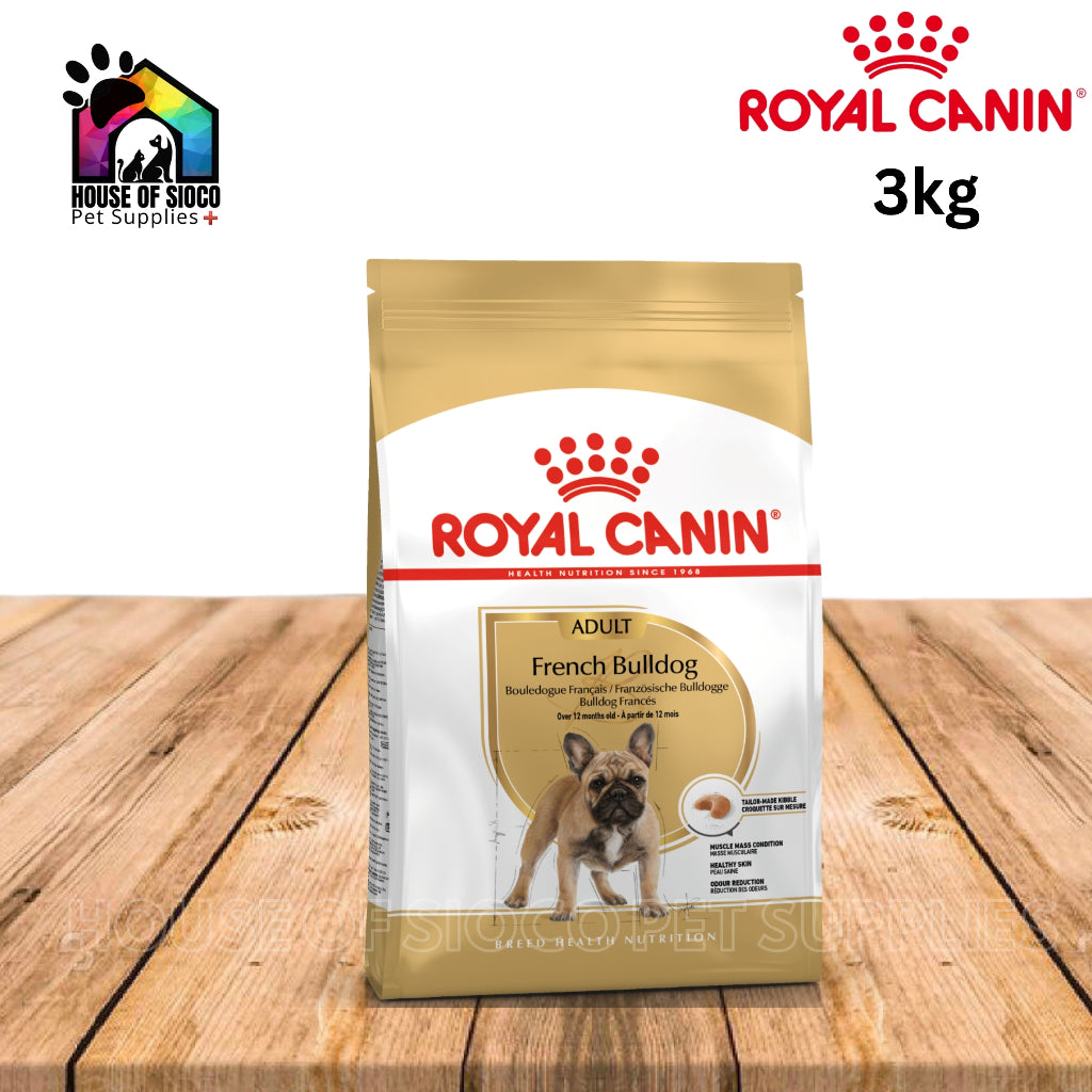 Royal Canin French Bulldog Adult & Puppy (3kg) Dry Dog Food - Breed Health Nutrition