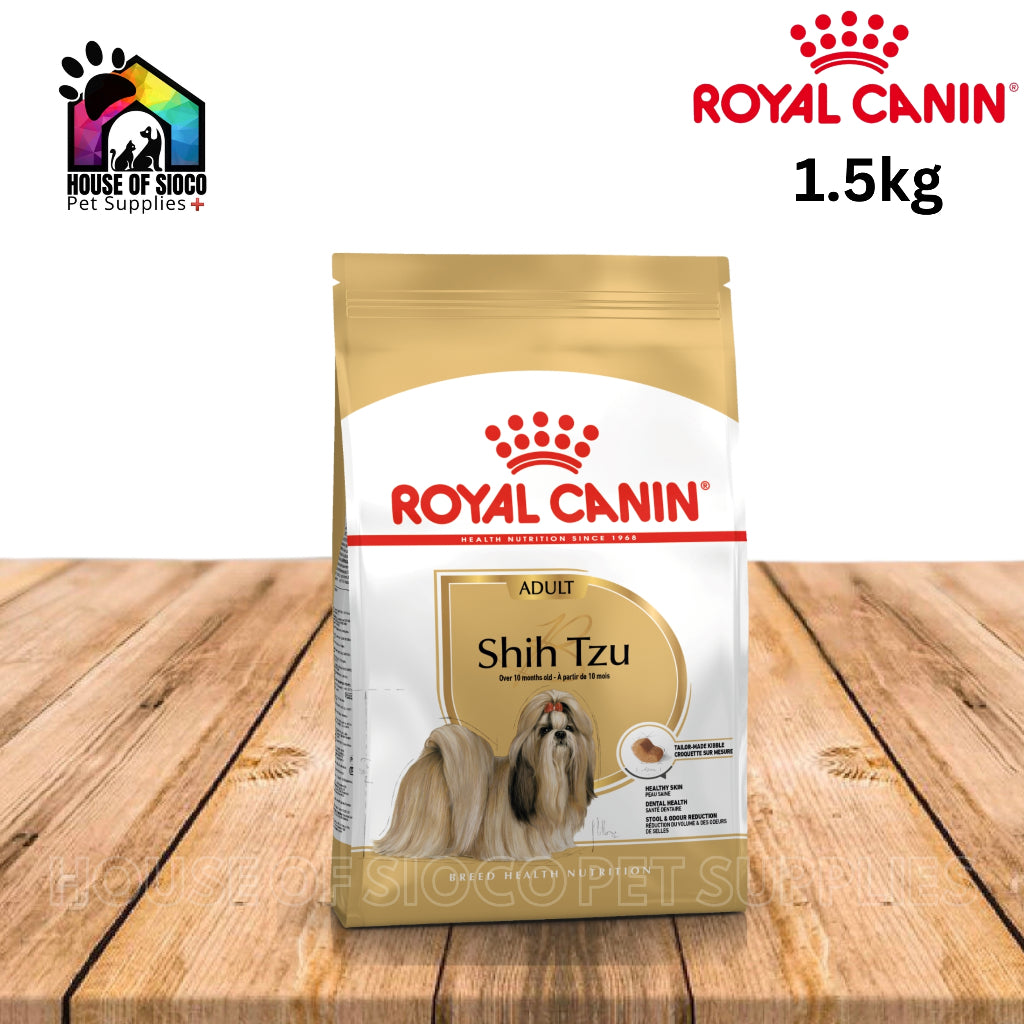 Royal Canin Shih Tzu Adult & Puppy (1.5kg) Dry Dog Food - Breed Health Nutrition