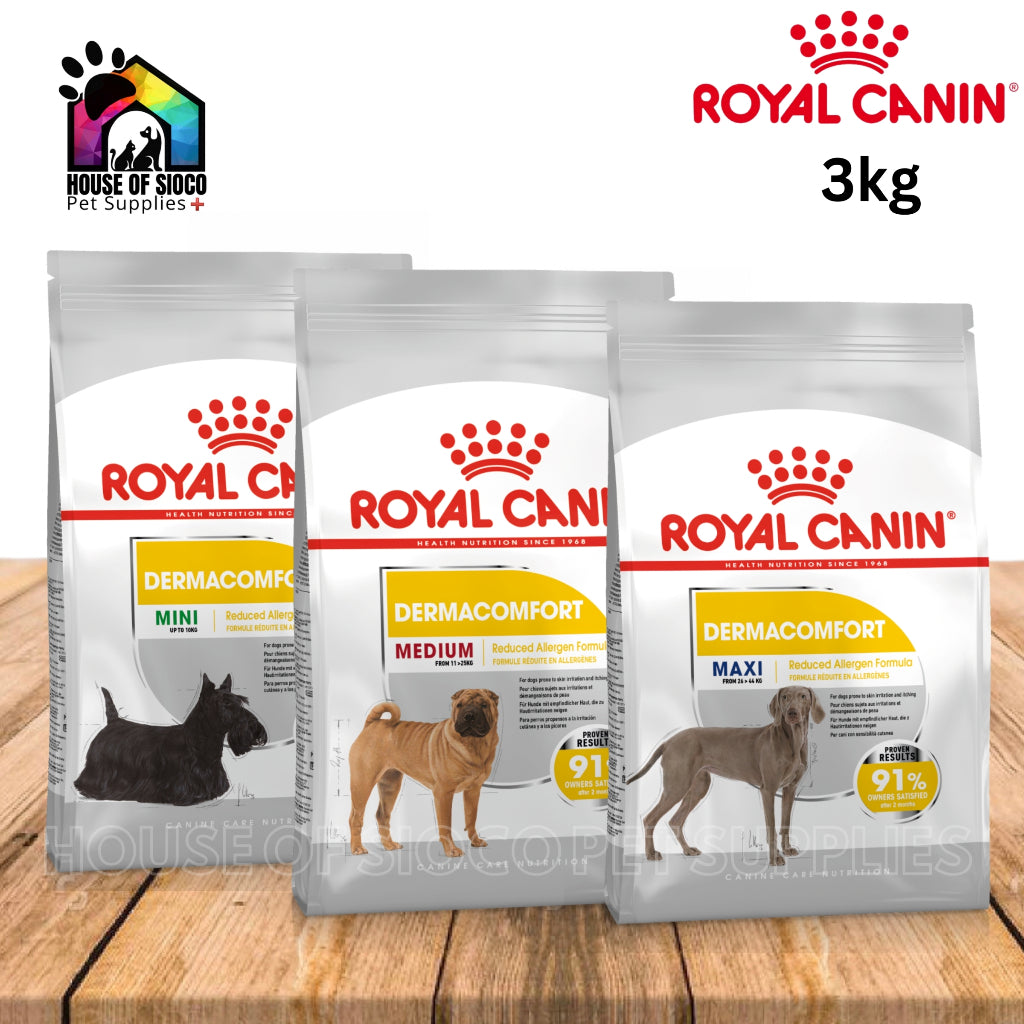 Royal Canin Dermacomfort (3kg) Adult Dry Dog Food - Canine Care Nutrition