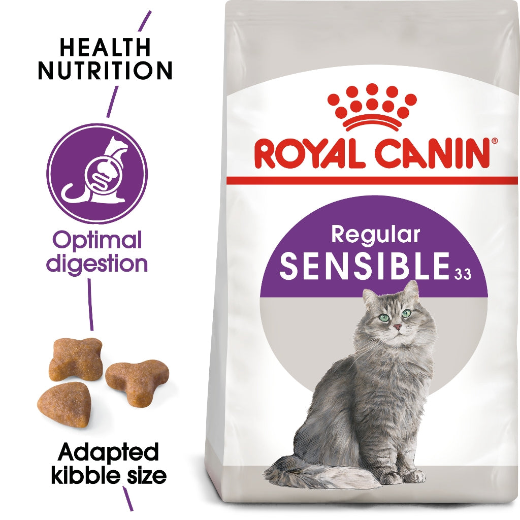 Royal Canin Sensible 33 (4kg) Adult Dry Cat Food - Feline Health Nutrition