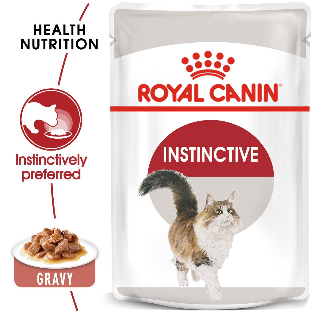 Royal Canin Instinctive Gravy (85g) Adult Wet Cat Food - Feline Health Nutrition