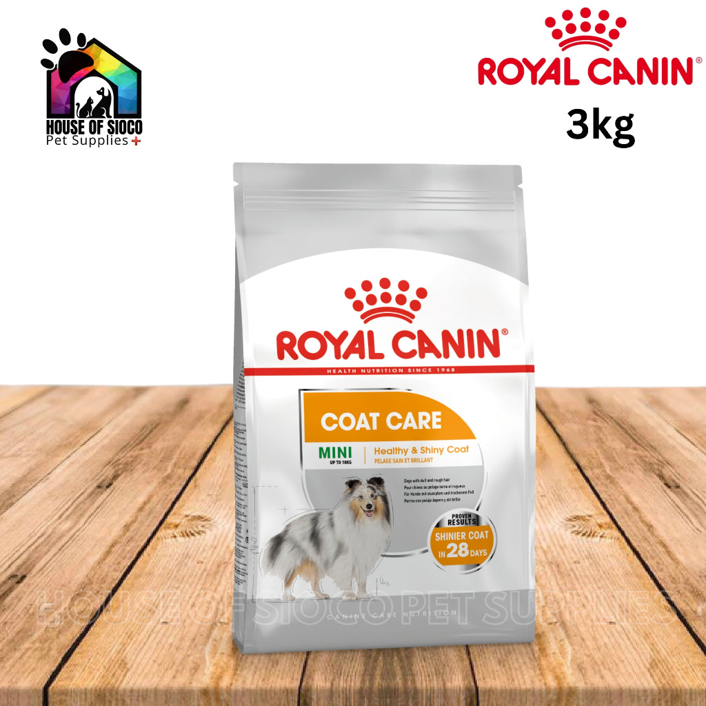 Royal Canin Mini Coat Care (3kg) Adult Dry Dog Food - Canine Care Nutrition