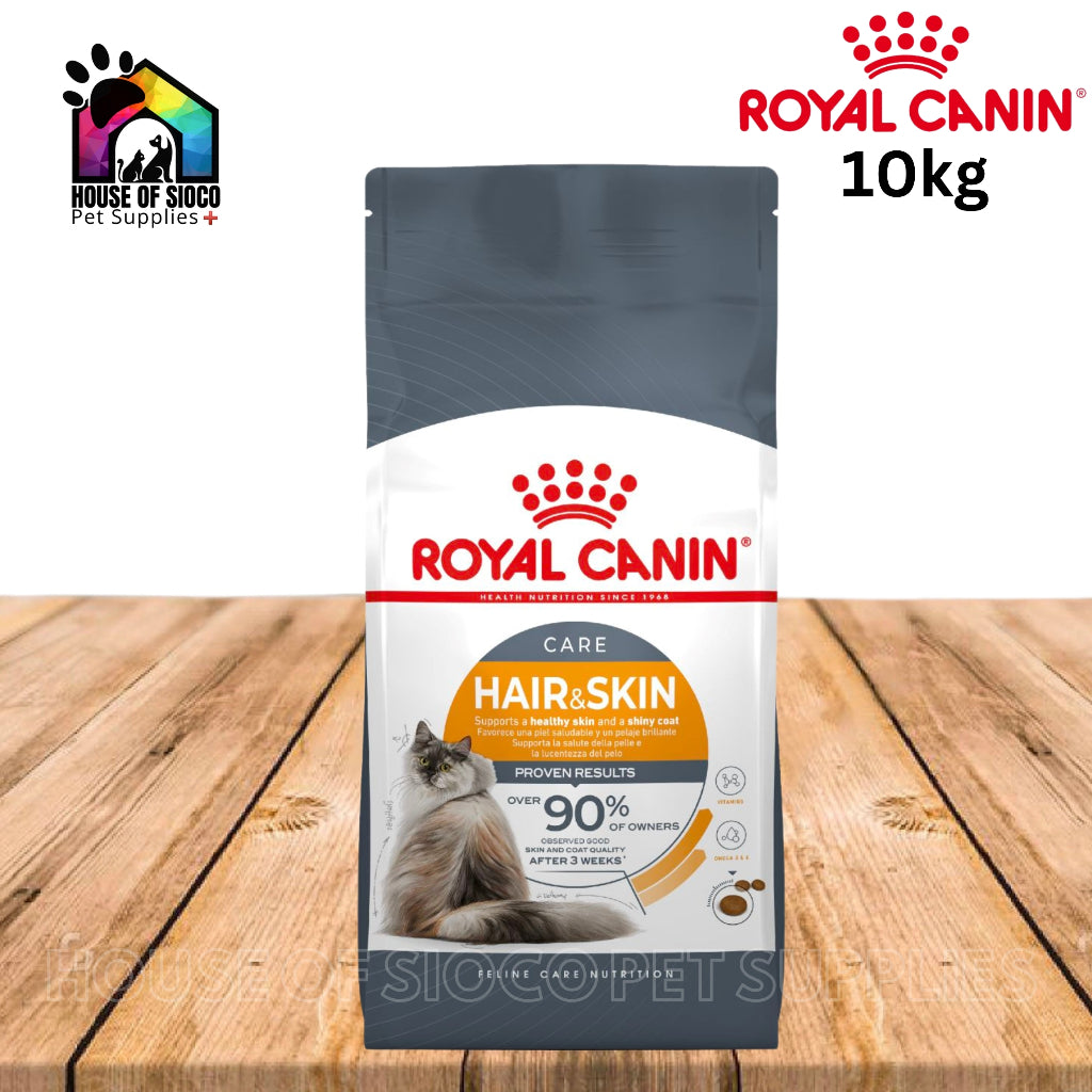 Royal Canin Hair & Skin Care (10kg) Adult Dry Cat Food - Feline Care Nutrition