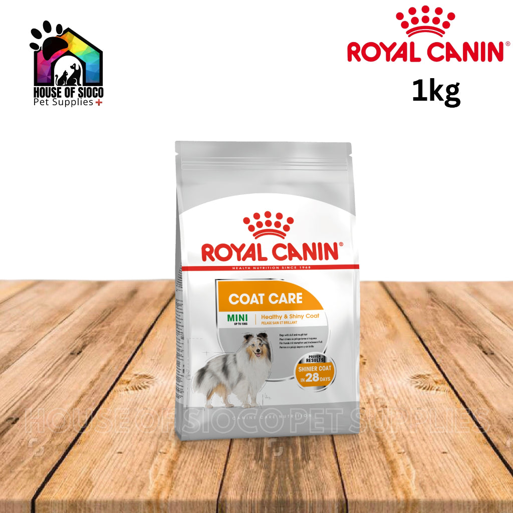 Royal Canin Mini Coat Care (1kg) Adult Dry Dog Food - Canine Care Nutrition