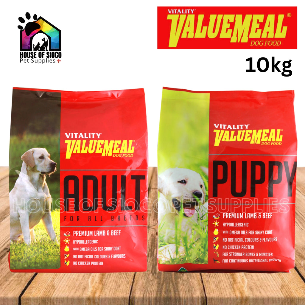 Vitality ValueMeal Dry Food For Puppy & Adult 10kg