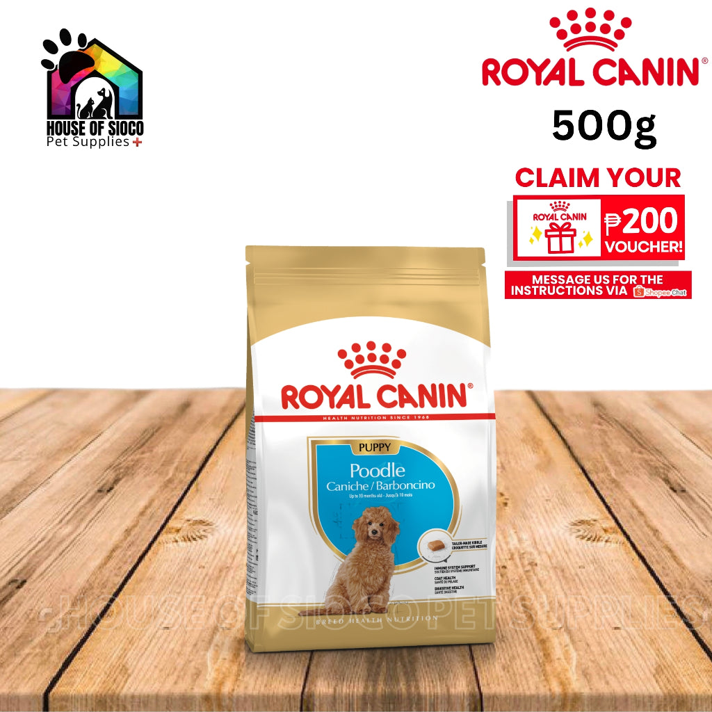 Royal Canin Poodle Puppy (500g) Dry Dog Food - Breed Health Nutrition