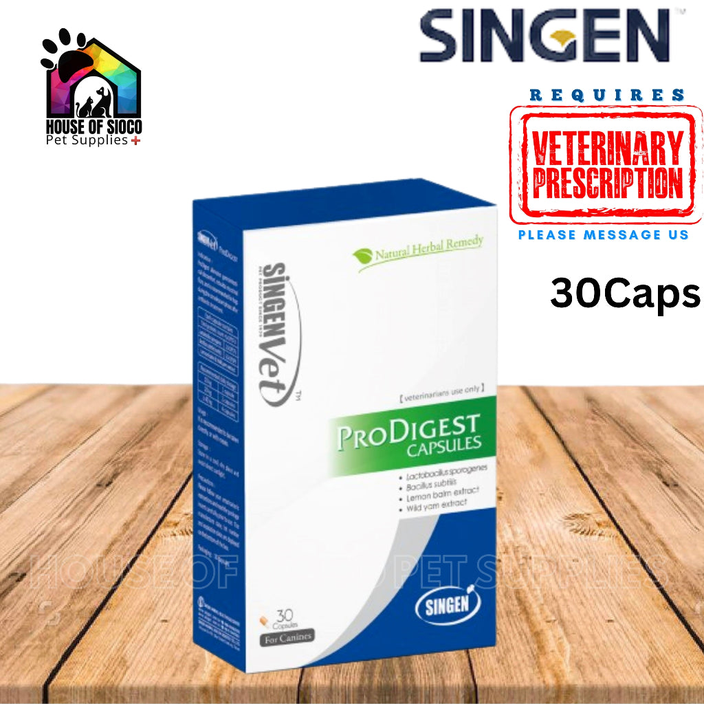 Singen ProDigest Capsule For Dogs 30Caps/Box (PRESCRIPTION REQUIRED)