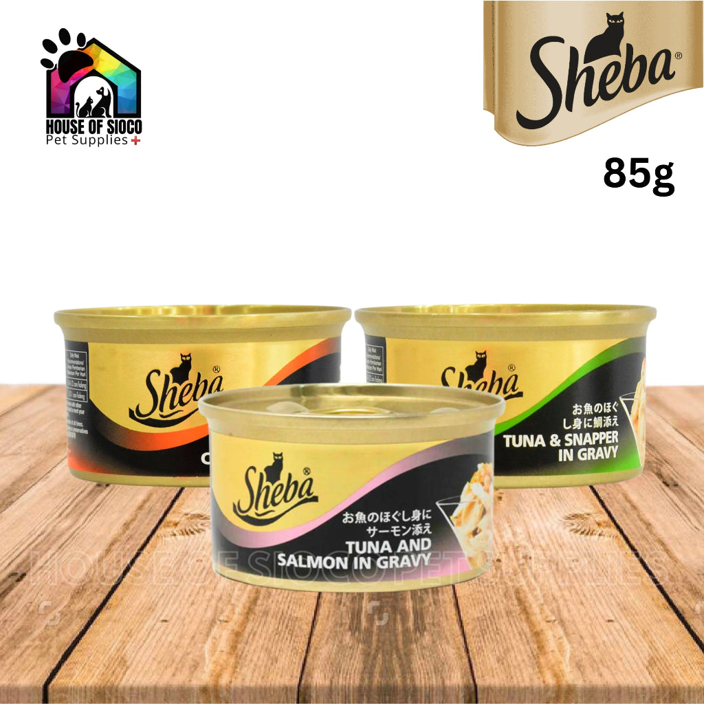 Sheba Adult Wet Cat Food In Can 85g