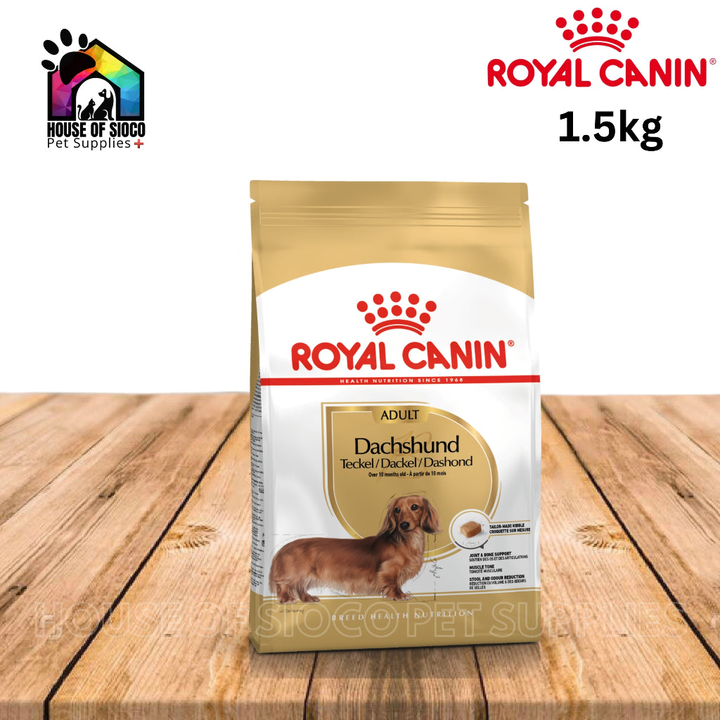 Royal Canin Dachshund Adult & Puppy (1.5kg) Dry Dog Food - Breed Health Nutrition