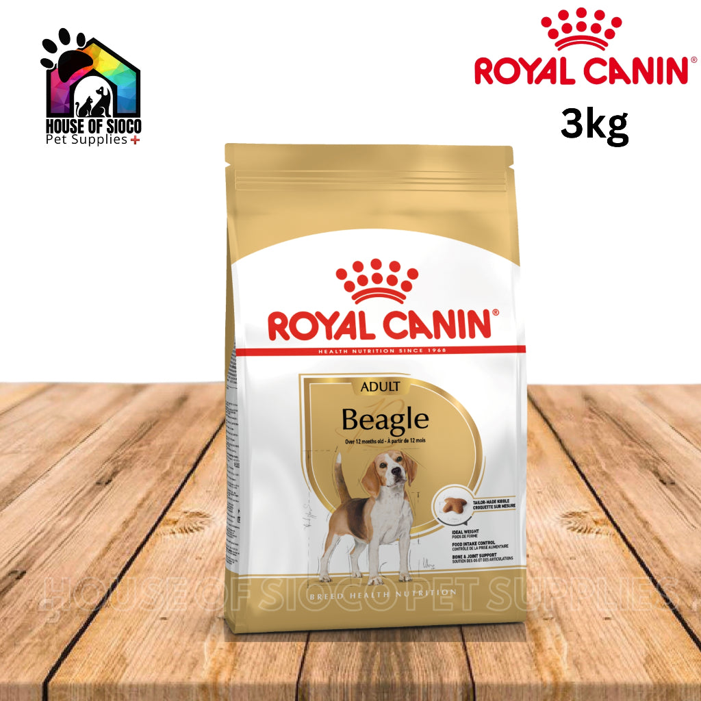Royal Canin Beagle Adult (3kg) Dry Dog Food - Breed Health Nutrition