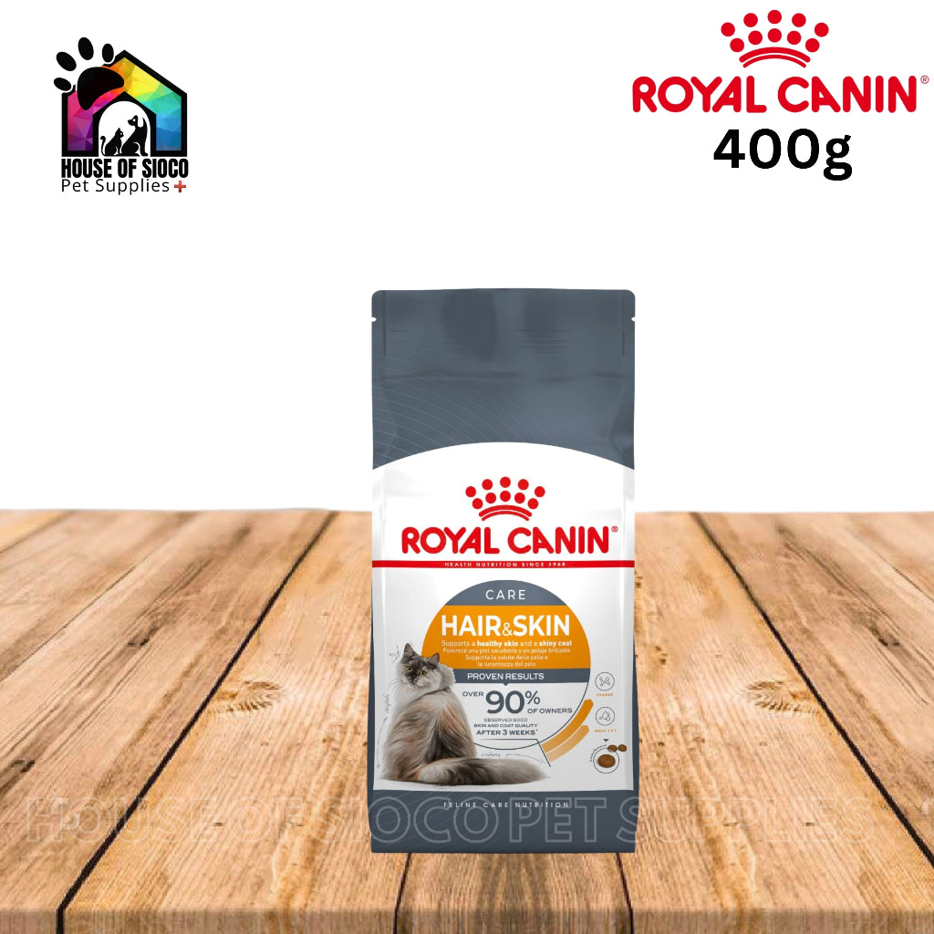 Royal Canin Hair & Skin Care (400g) Adult Dry Cat Food - Feline Care Nutrition