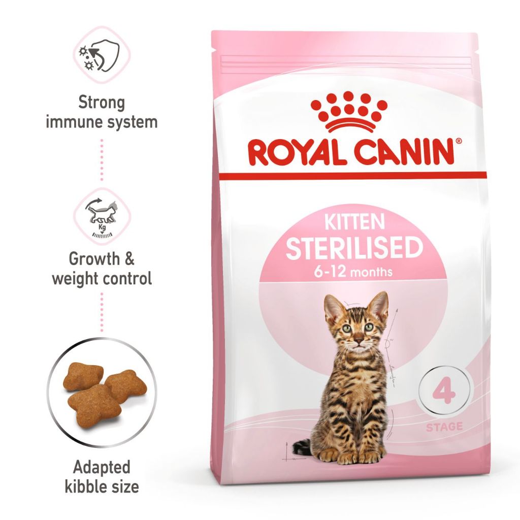 Royal Canin Kitten Sterilised (2kg) Dry Cat Food - Feline Health Nutrition