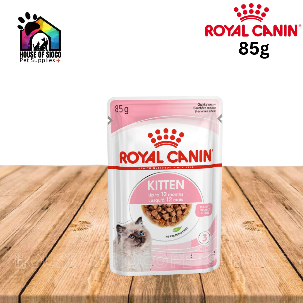 Royal Canin Kitten Gravy (85g) Wet Cat Food - Feline Health Nutrition