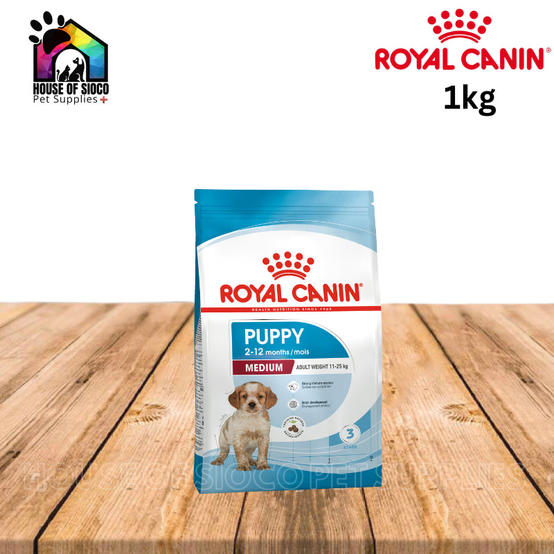 Royal Canin Medium Puppy (1kg) Dry Dog Food - Size Health Nutrition