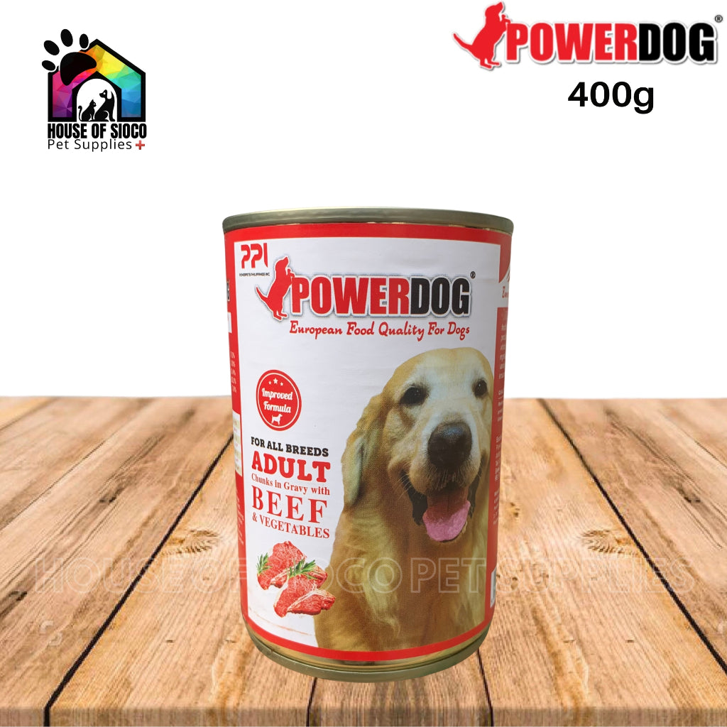 Powerdog Wet Food For Adult & Puppy 405g