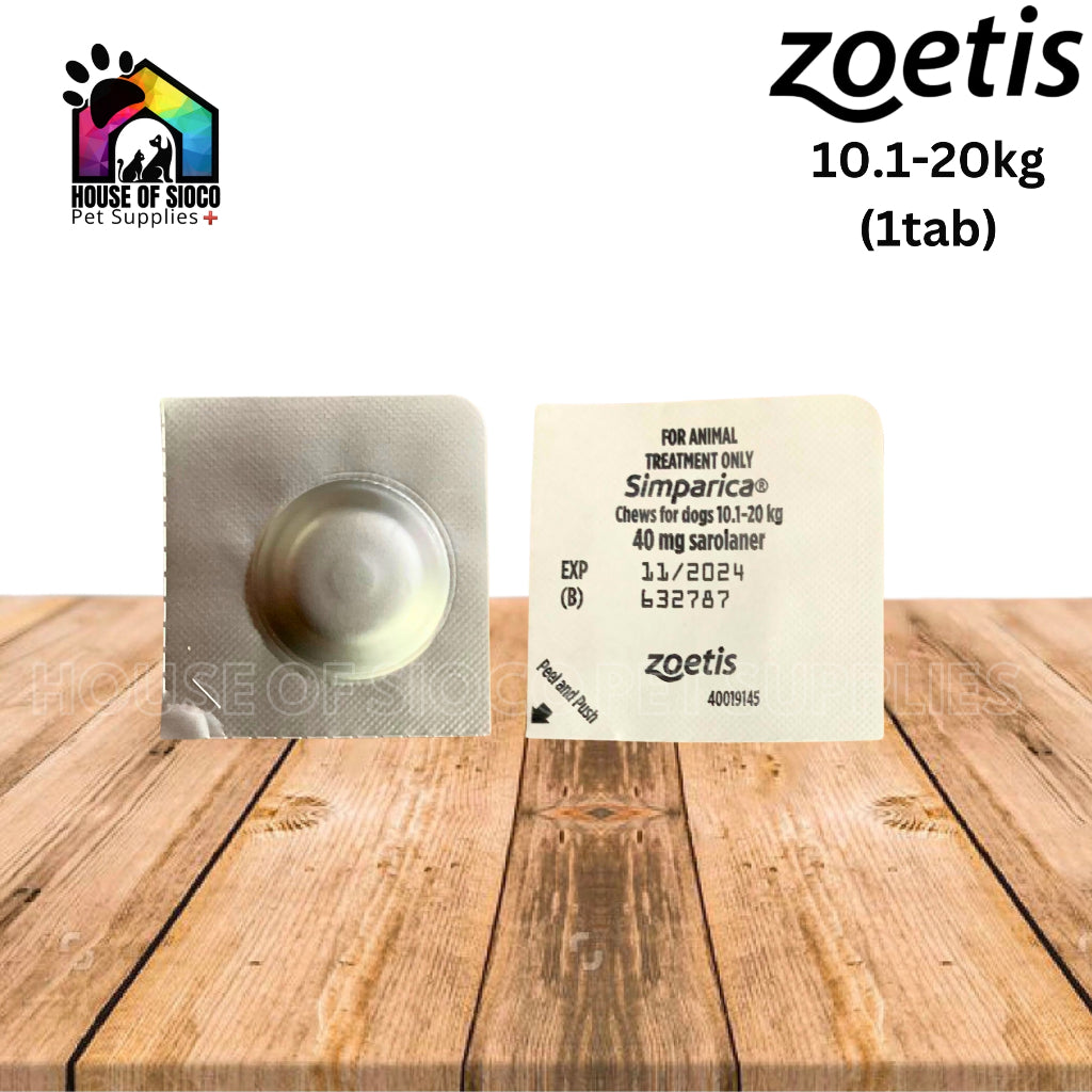 Simparica Chewables For Dogs 10.1-20kg