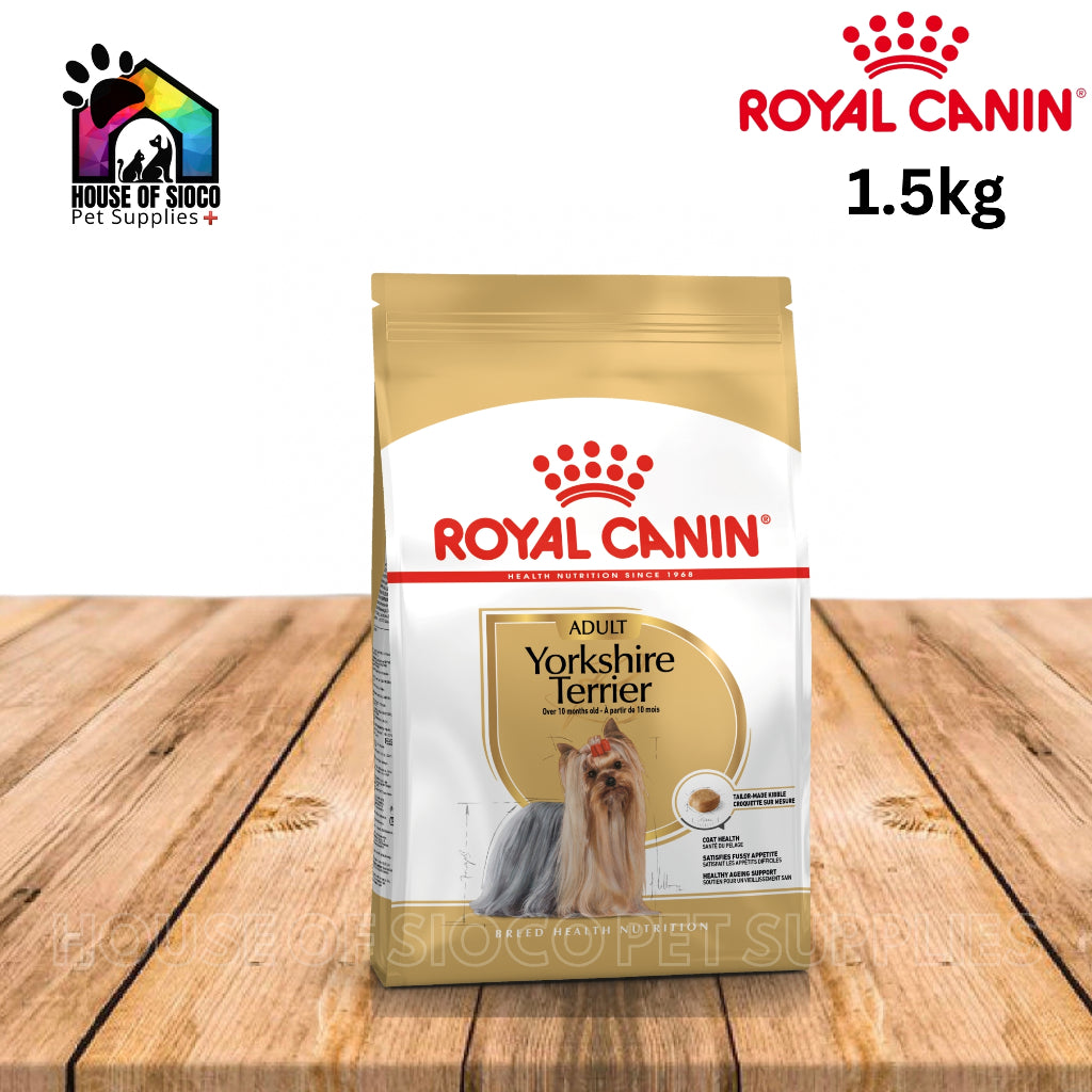 Royal Canin Yorkshire Terrier Adult & Puppy Dry Dog Food 1.5kg - Breed Health Nutrition