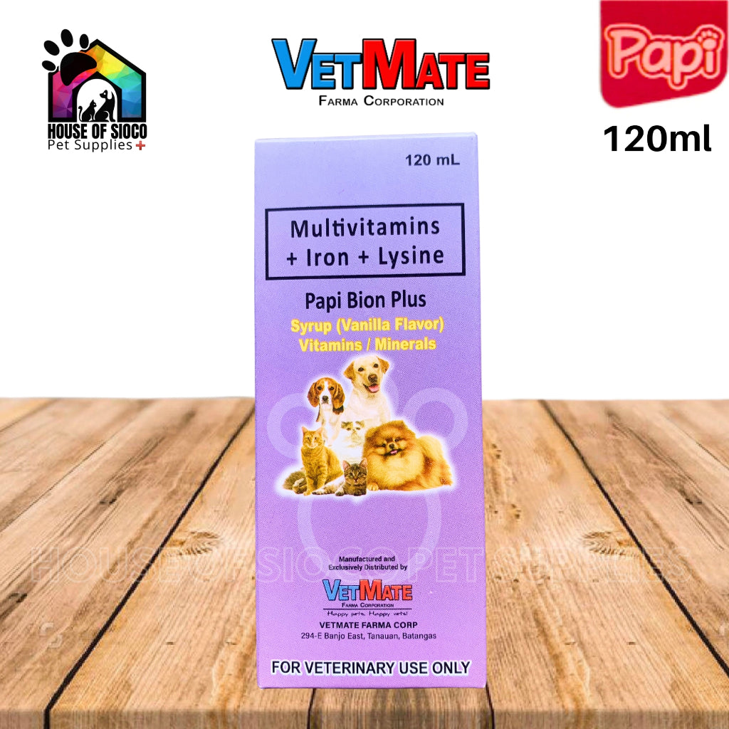 Papi Bion Plus Iron Supplement For Pets 120ml