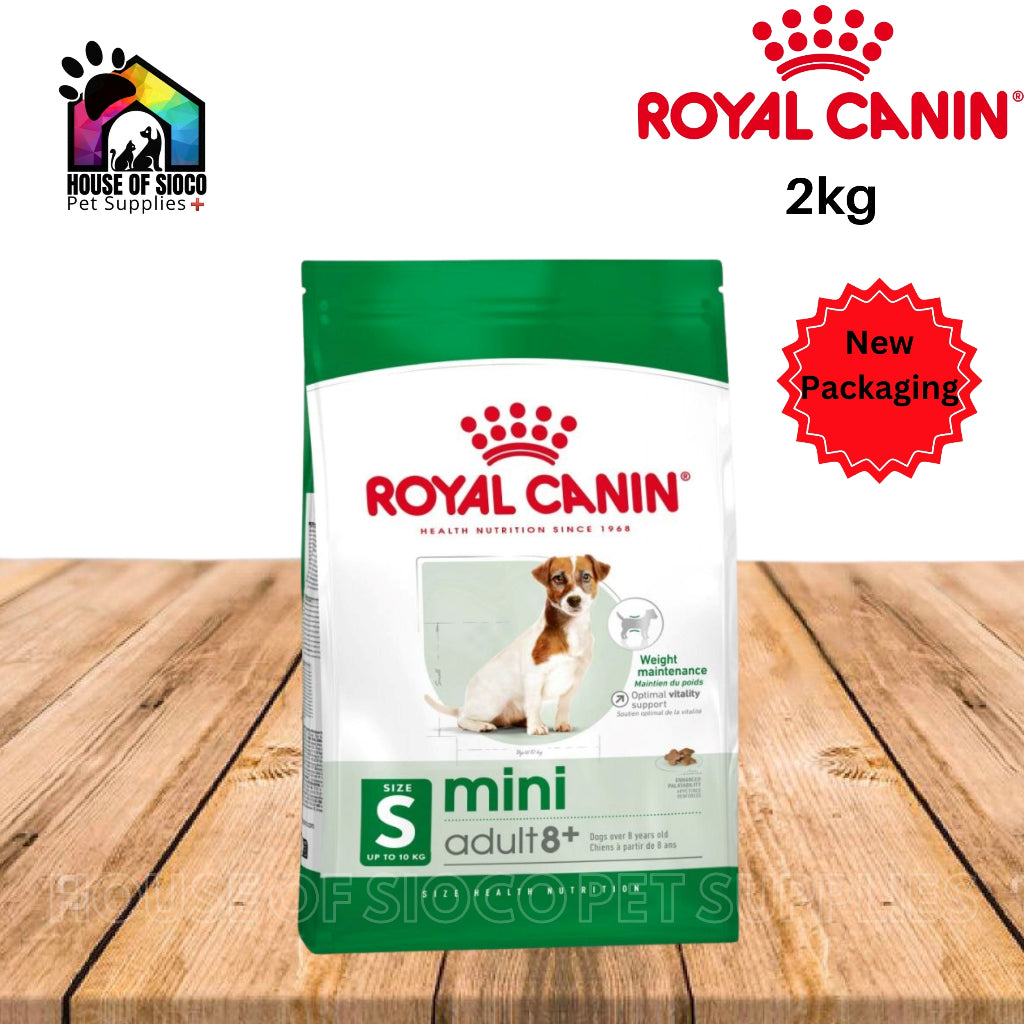 Royal Canin Mini 8+ Adult (2kg) Dry Dog Food - Size Health Nutrition