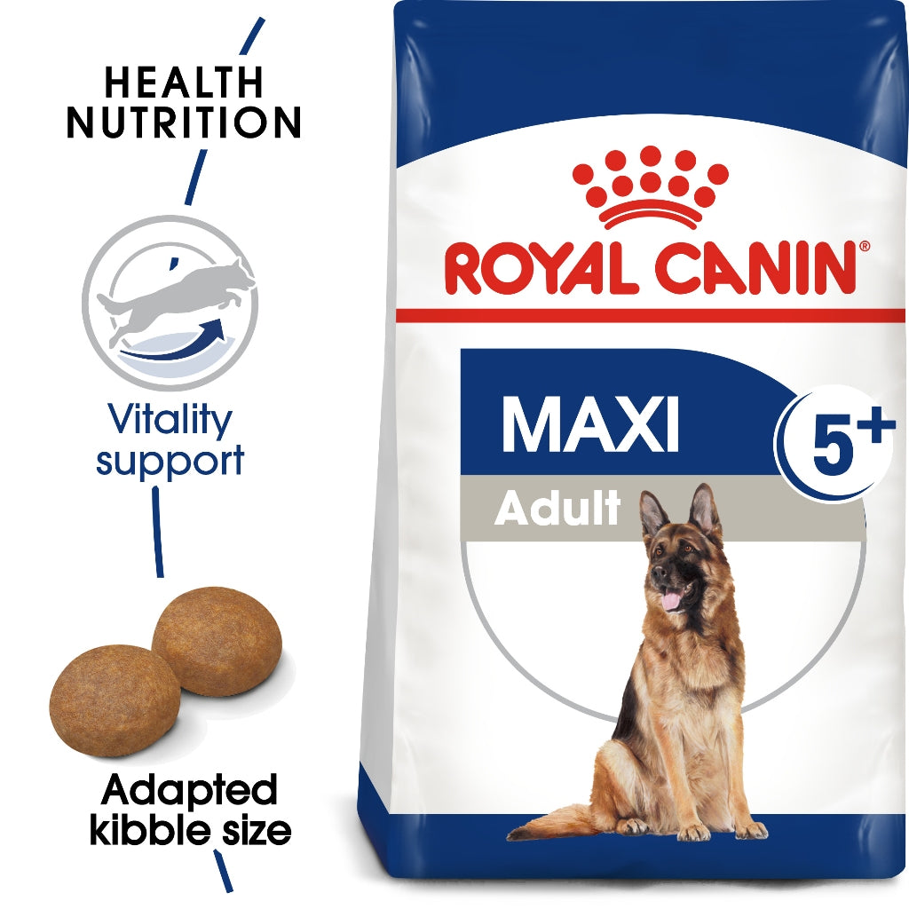 Royal Canin Maxi Adult 5+ (4kg) Dry Dog Food - Size Health Nutrition