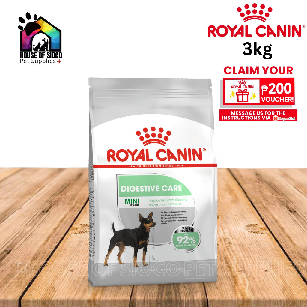 Royal Canin Mini Digestive Care (3kg) Adult Dry Dog Food - Canine Care Nutrition