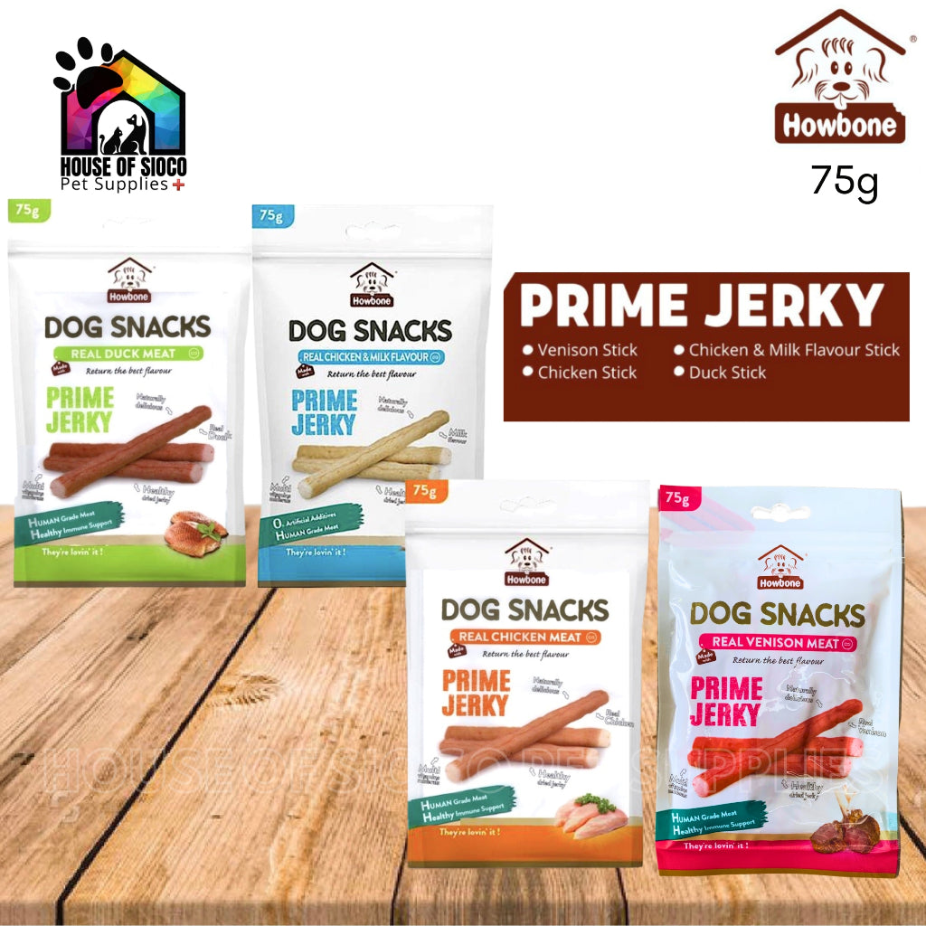 Howbone Prime Jerky Dog Treat 75g