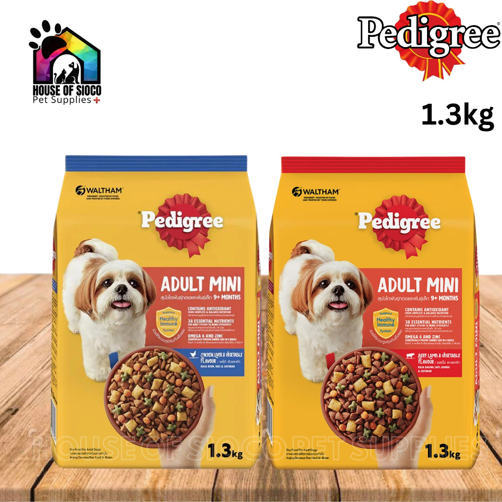 Pedigree Mini Adult Dog Dry Food 1.3kg