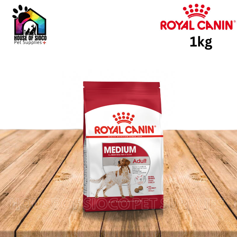 Royal Canin Medium Adult (1kg) Dry Dog Food - Size Health Nutrition