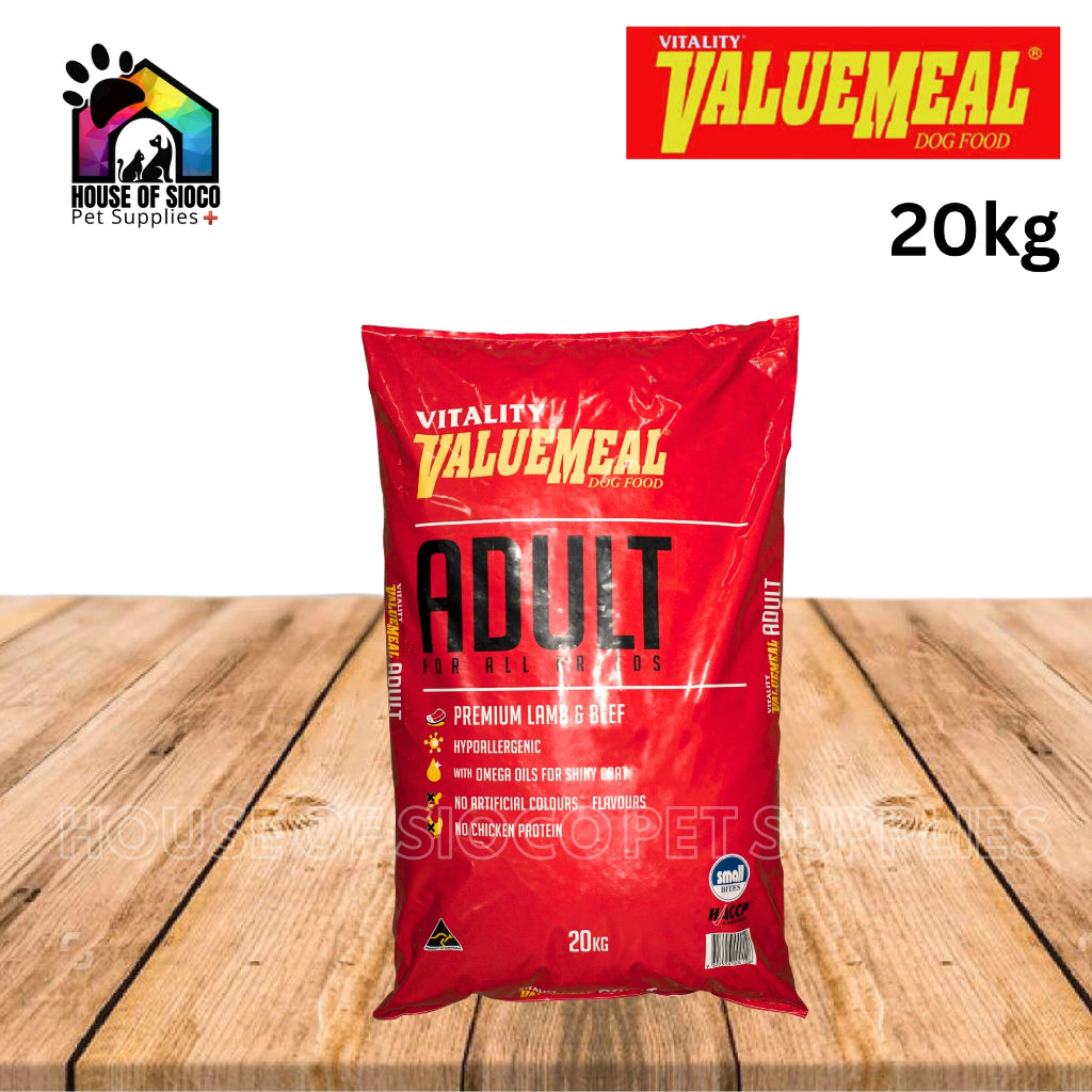 Vitality ValueMeal Dry Food For Puppy & Adult 20kg