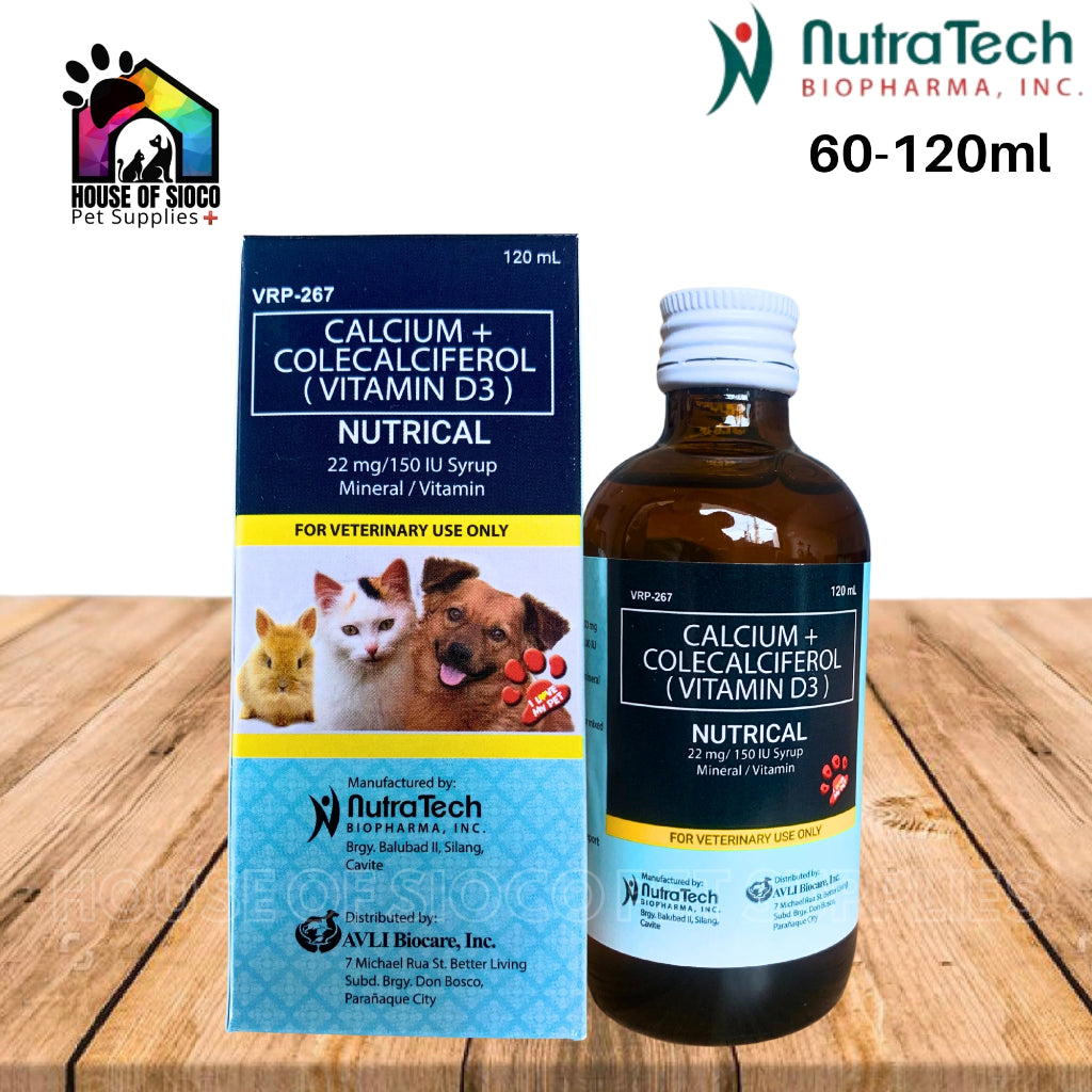 Nutrical Calcium Supplement For Pets 60-120ml