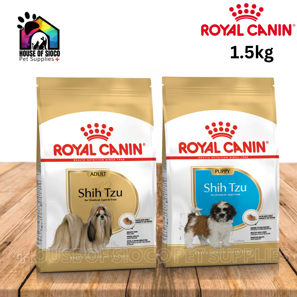 Royal Canin Shih Tzu Adult & Puppy (1.5kg) Dry Dog Food - Breed Health Nutrition