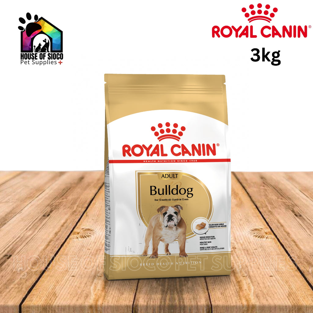 Royal Canin Bulldog Adult & Puppy (3kg) Dry Dog Food - Breed Health Nutrition