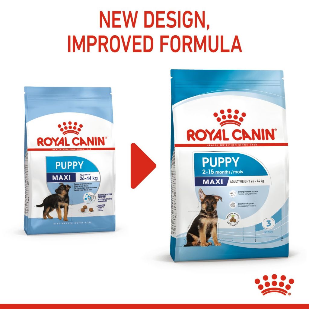 Royal Canin Maxi Puppy (4kg) Dry Dog Food - Size Health Nutrition