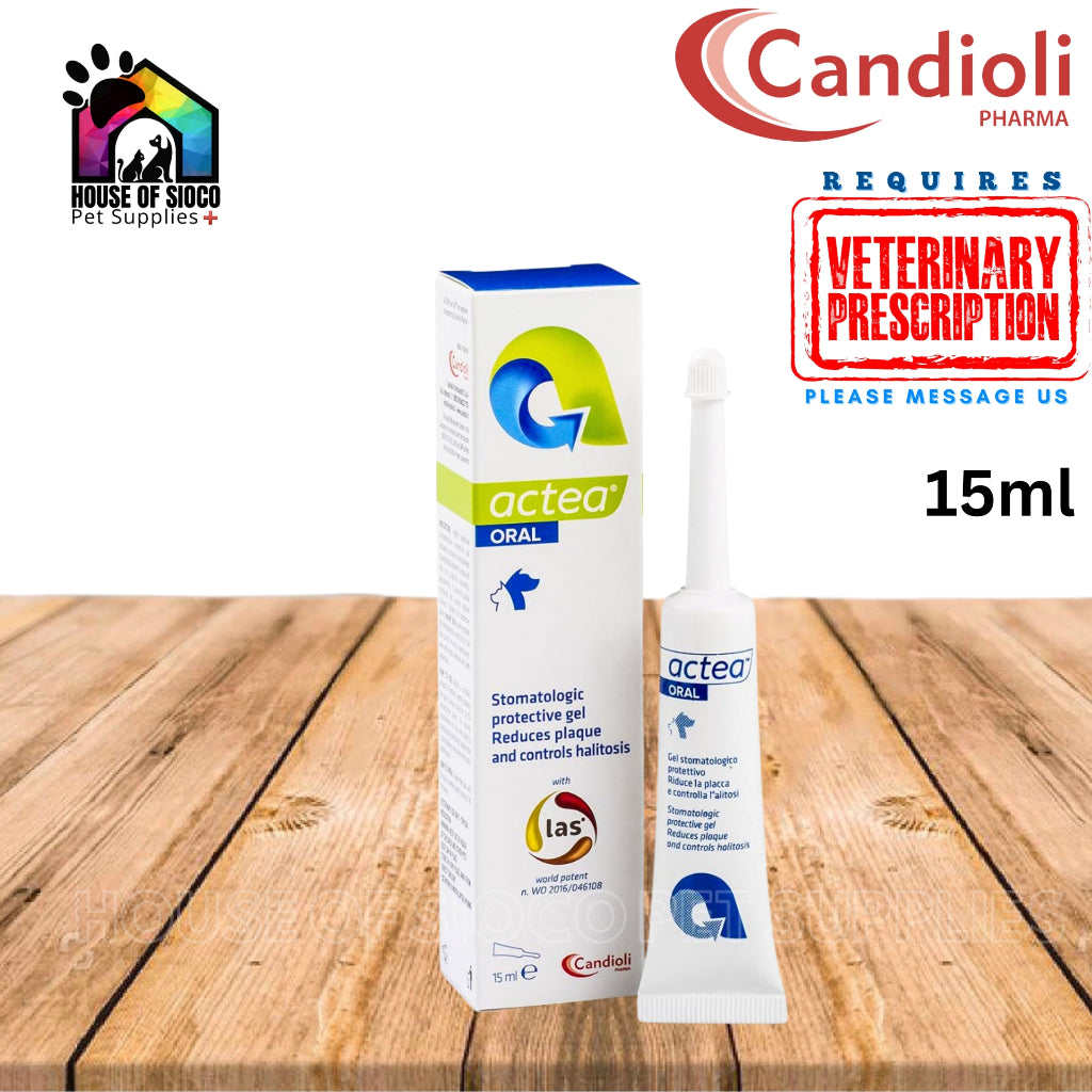Candioli Actea Oral Stomatologic Protective Gel For Dogs and Cats 15ml (PRESCRIPTION REQUIRED)