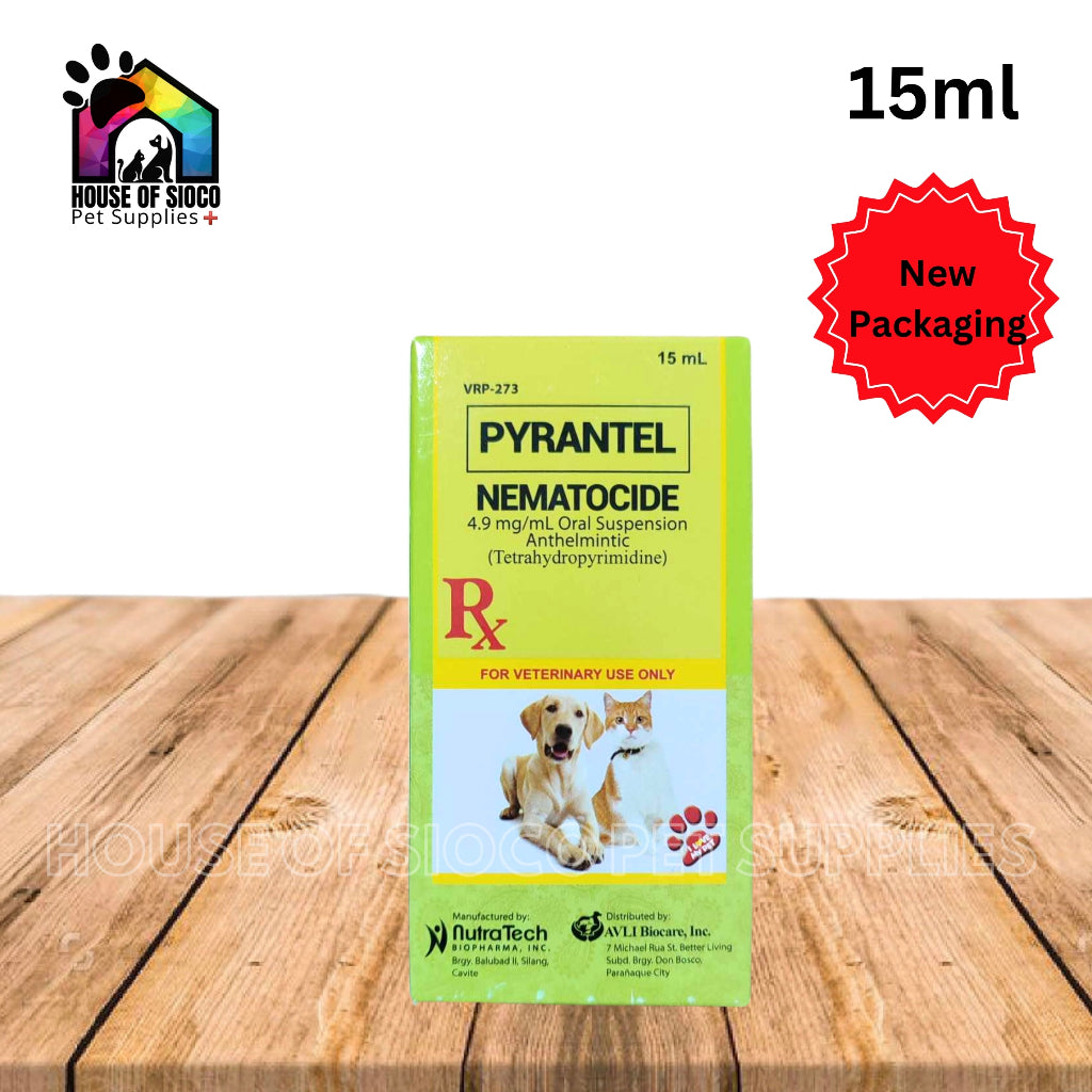 Nematocide Pyrantel Embonate Dewormer 15ml - 60ml