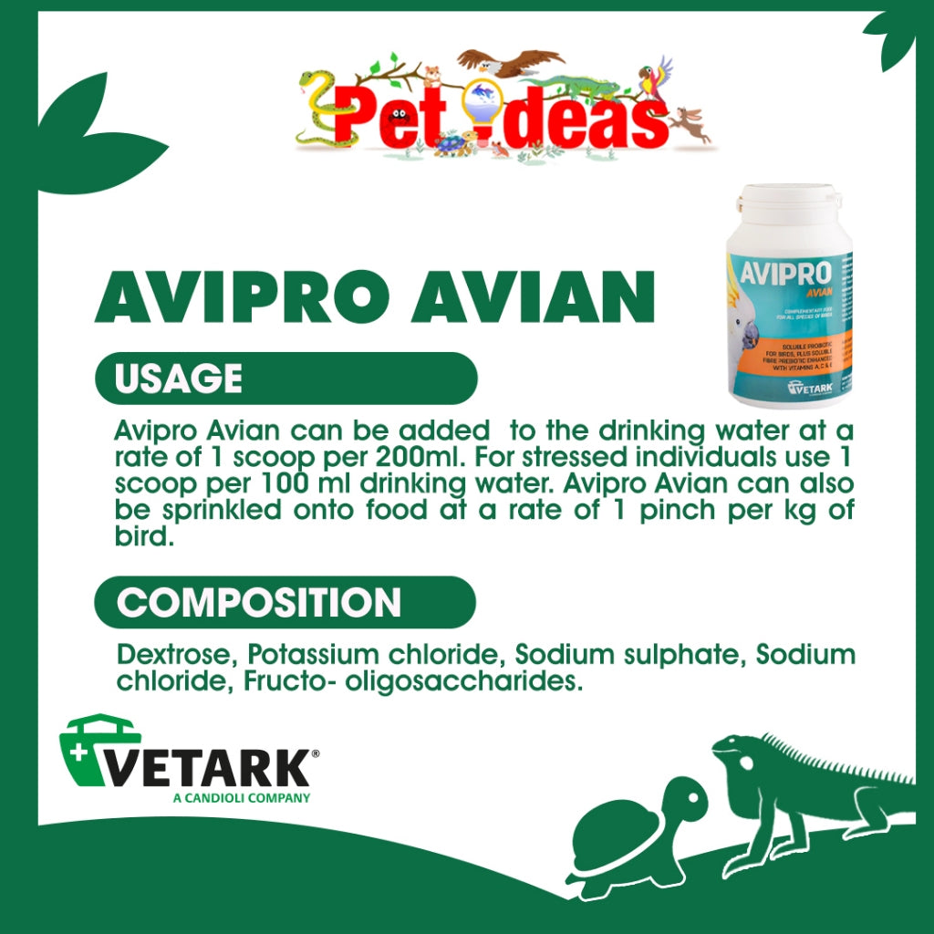 Vetark Avipro Avian For Birds 100g