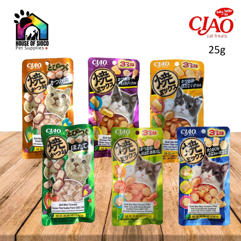 Ciao Soft Bits Cat Treats 25g