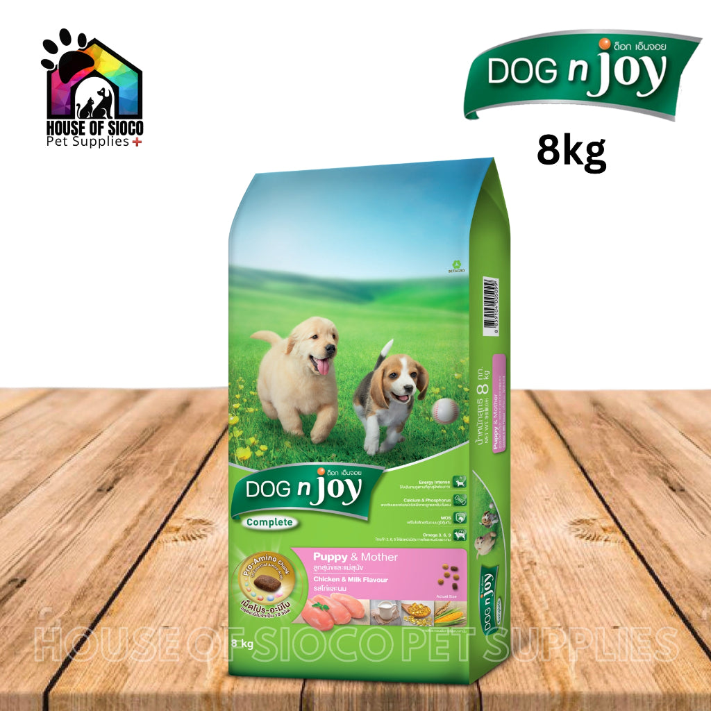 Dog n Joy Puppy & Mother Dry Dog Food 8kg (Chicken & Milk Flavour)