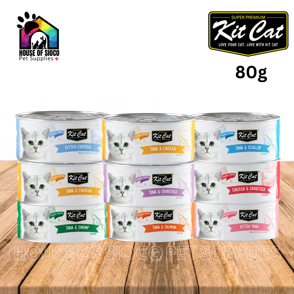 Kit Cat Deboned Wet Cat Food Toppers 80g