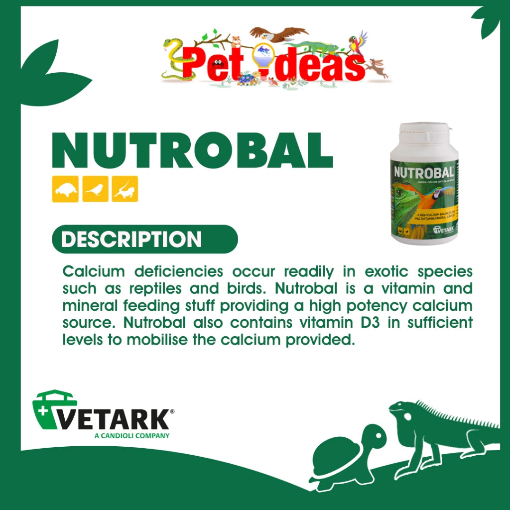 Vetark Nutrobal For Reptile And Birds 100g