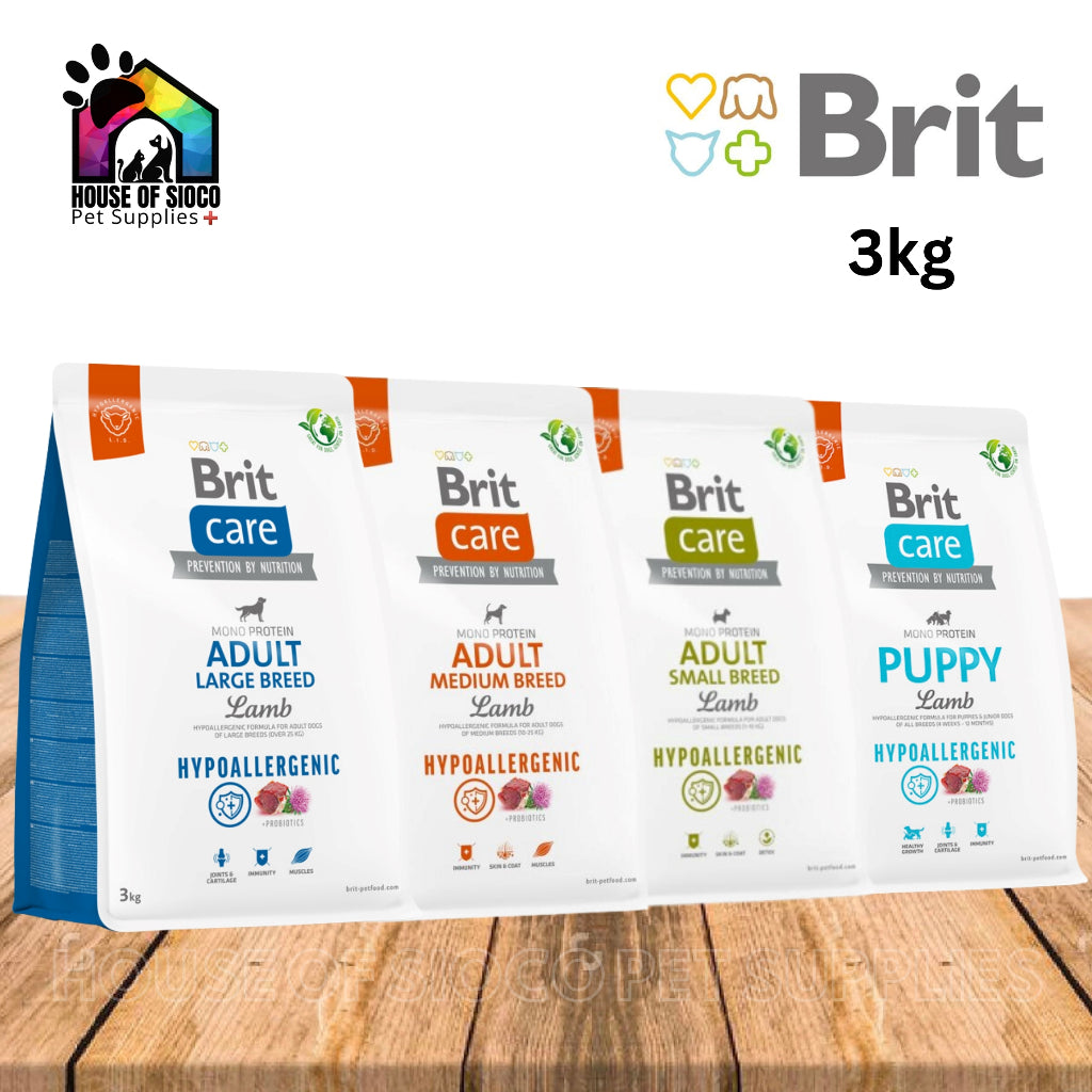 Brit Care Hypoallergenic Adult & Puppy Dry Dog Food 3kg